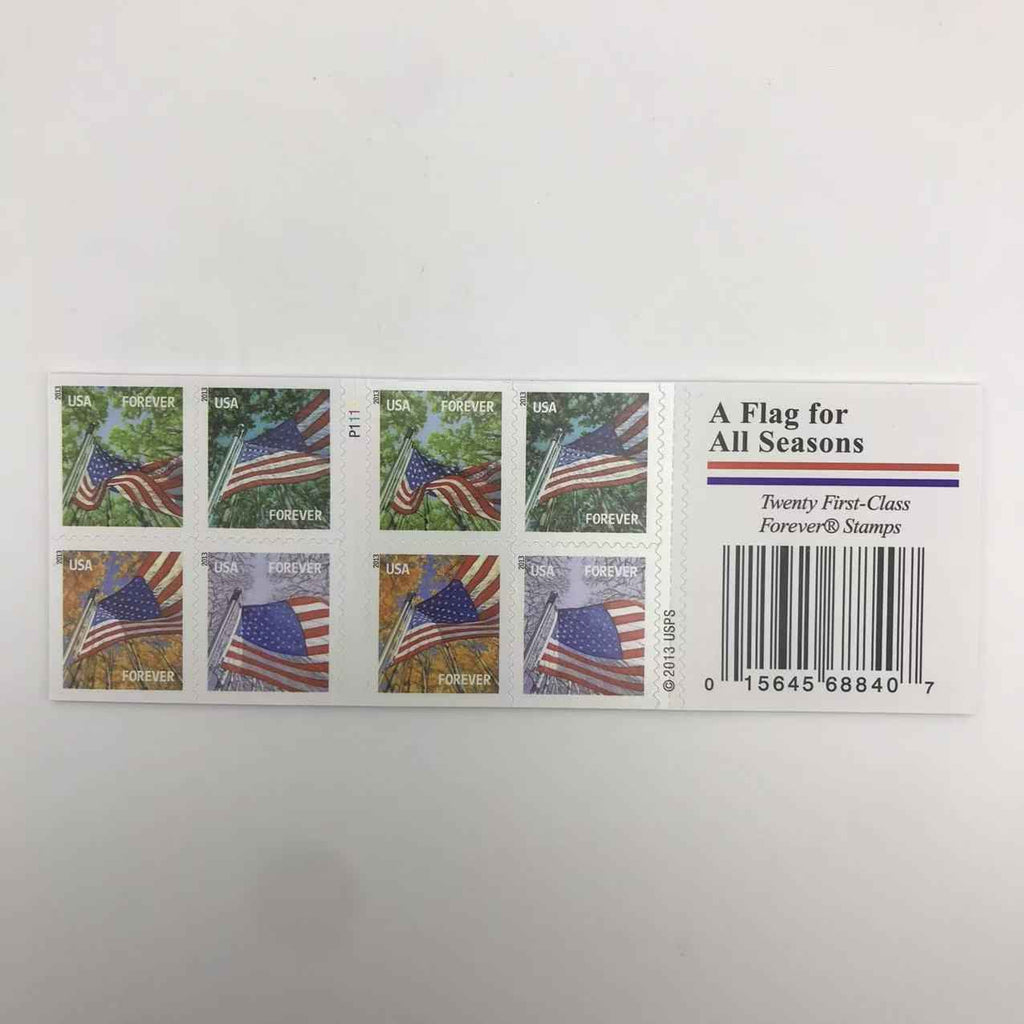 2013 A Flag for All Seasons Forever Stamps