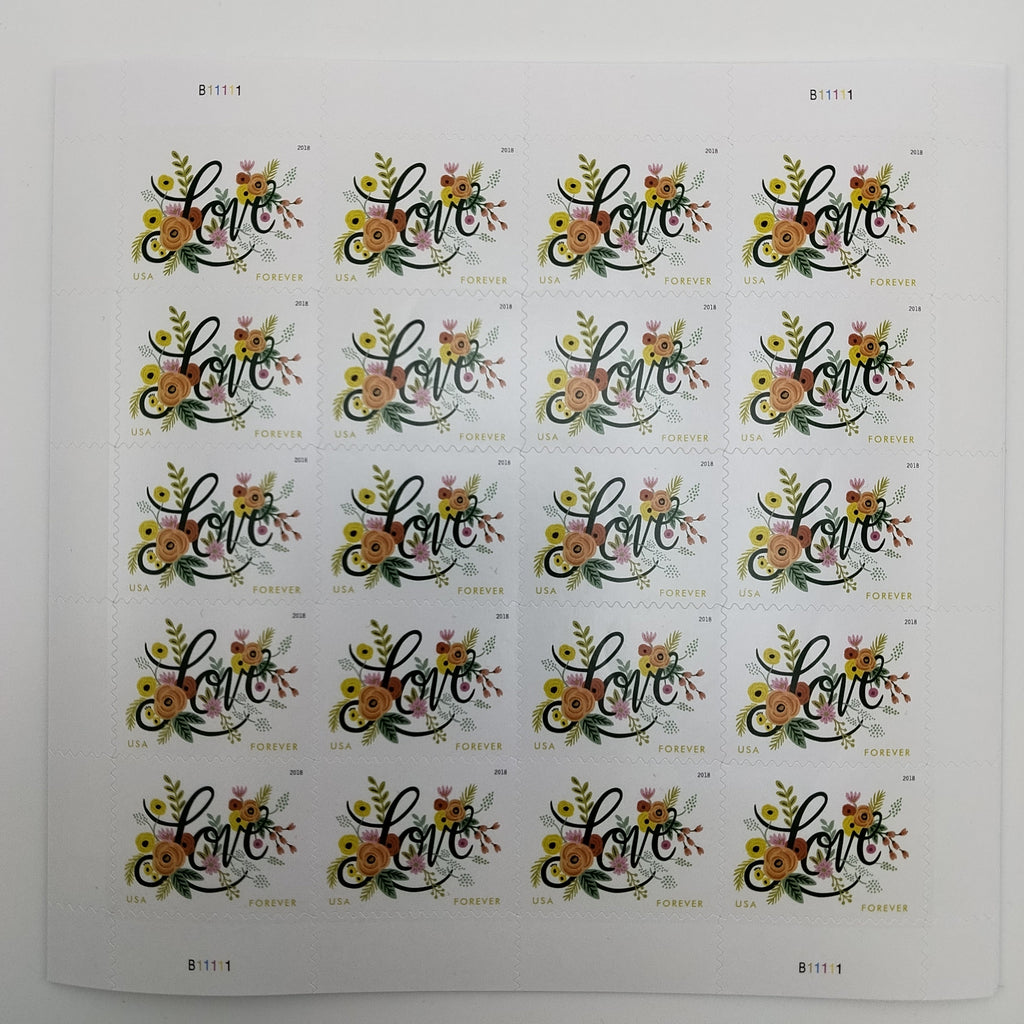 2018 Love Flourishes Forever Stamps