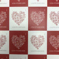 2015 Red and White Love Forever Stamps